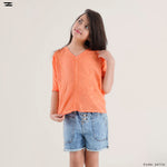 Load image into Gallery viewer, V-Neck Embroidered Top