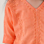 Load image into Gallery viewer, V-Neck Embroidered Top