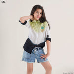 Load image into Gallery viewer, Tie-Dye Linen Shirt with Brooch