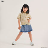 Blue Pattern Short Sleeve Shirt