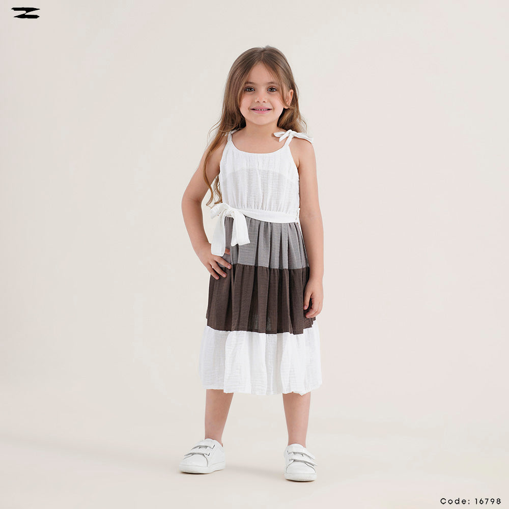 Color Block Sleeveless Dress