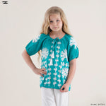 Load image into Gallery viewer, Embroidered Short Sleeve Top