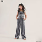 Load image into Gallery viewer, Tie-Front Striped Jumpsuit