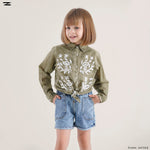 Load image into Gallery viewer, Embroidered Front Linen Shirt
