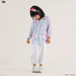 Load image into Gallery viewer, Girls Embroidered Stripe Shirt