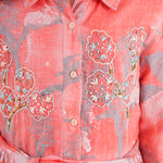 Load image into Gallery viewer, Coral Printed Shirt Dress