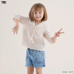 Load image into Gallery viewer, Embroidered Tie Neck Blouse