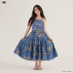 Load image into Gallery viewer, Leaf Print Tiered Dress