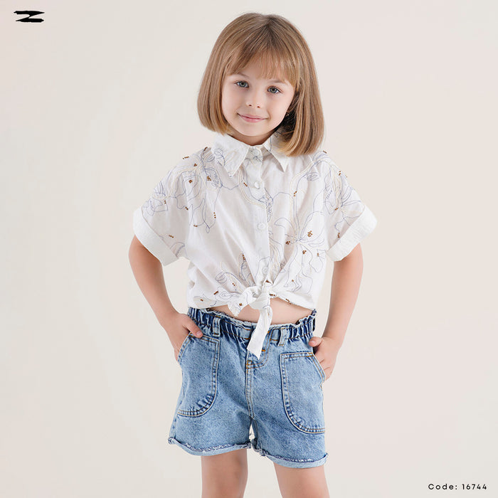 Floral Detail Shirt