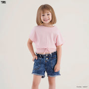 Textured Waist Tie Top