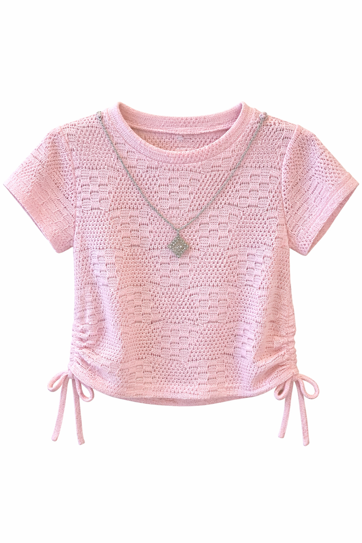 Decorative Knit Detail Top