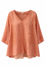 Load image into Gallery viewer, Floral Detail Loose Top