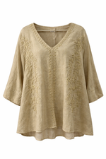 Load image into Gallery viewer, Floral Detail Loose Top