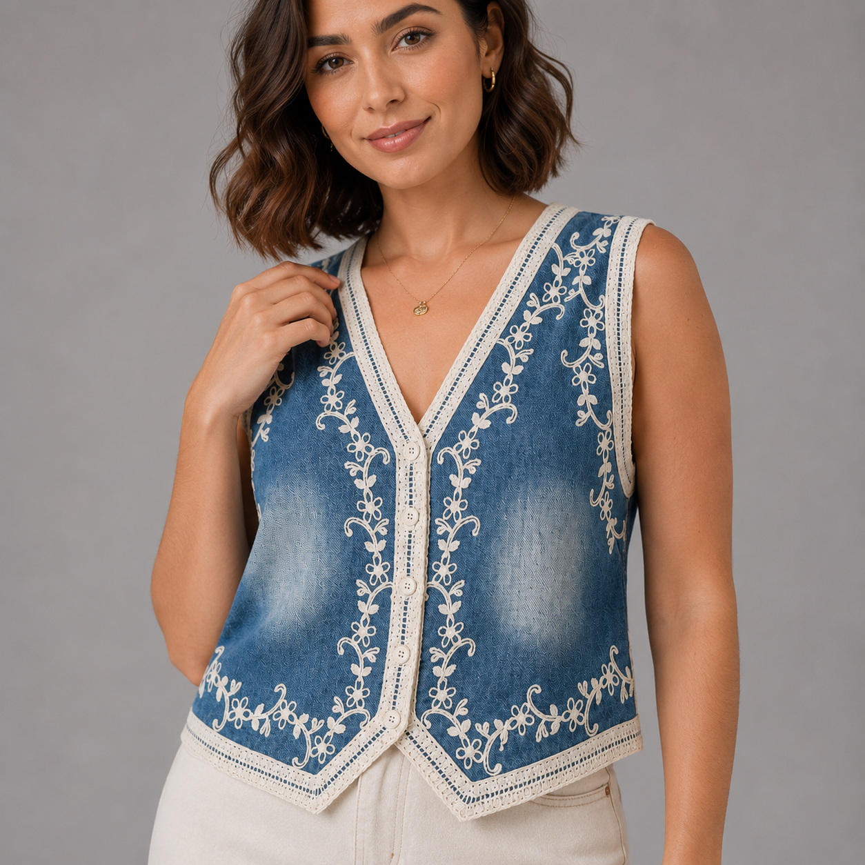 سترة نسائية مطرزة