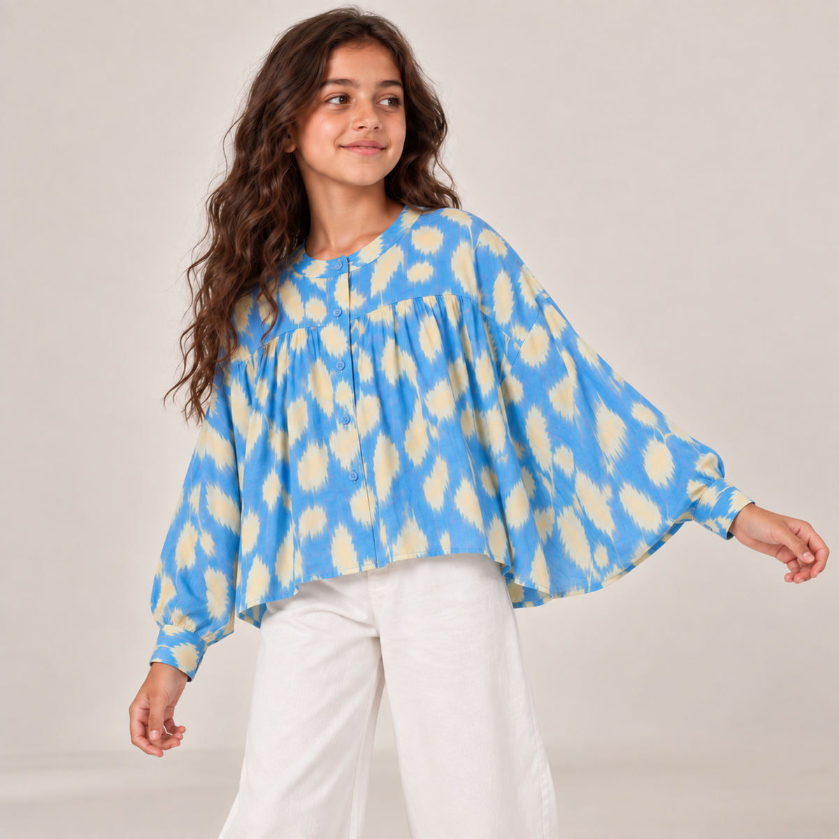 Girls Print Blouse