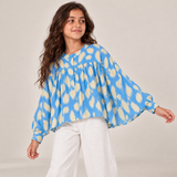 Girls Print Blouse