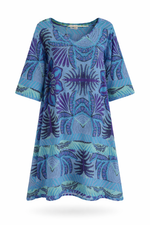 Load image into Gallery viewer, Tropical Leaf Dress