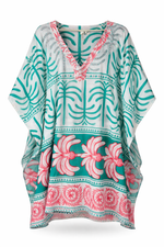 Load image into Gallery viewer, Tropical Pattern Kaftan Top