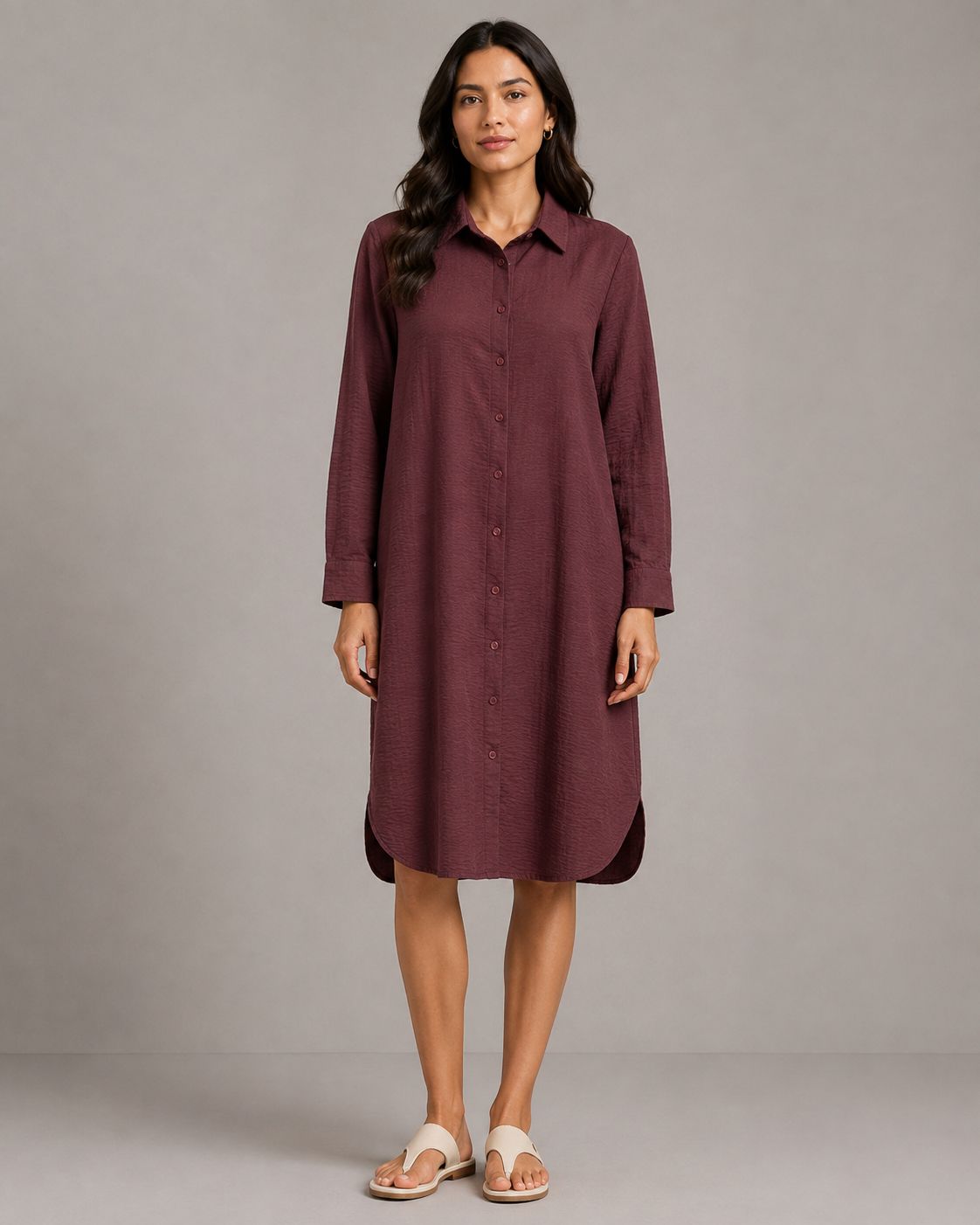 Long Sleeve Shirt Dress
