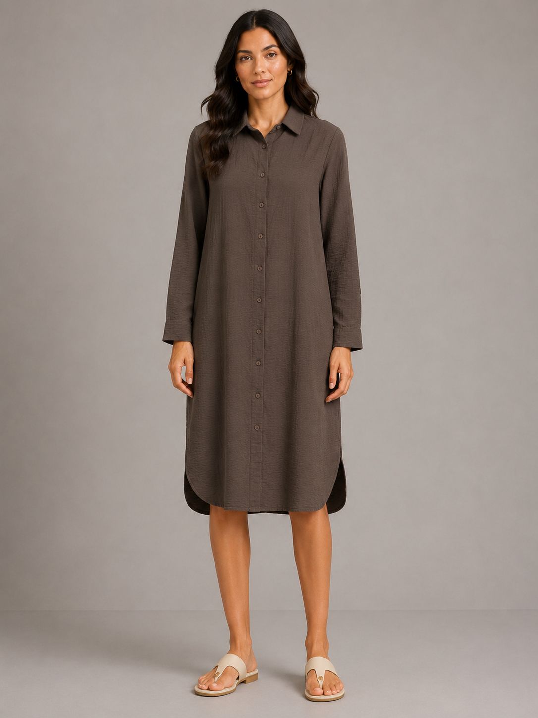 Long Sleeve Shirt Dress