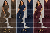 Tie-Neck Wide-Leg Jumpsuit