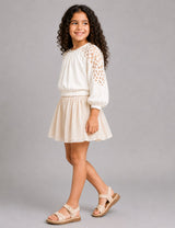 Lace Sleeve Top