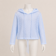 Sheer Hooded Top