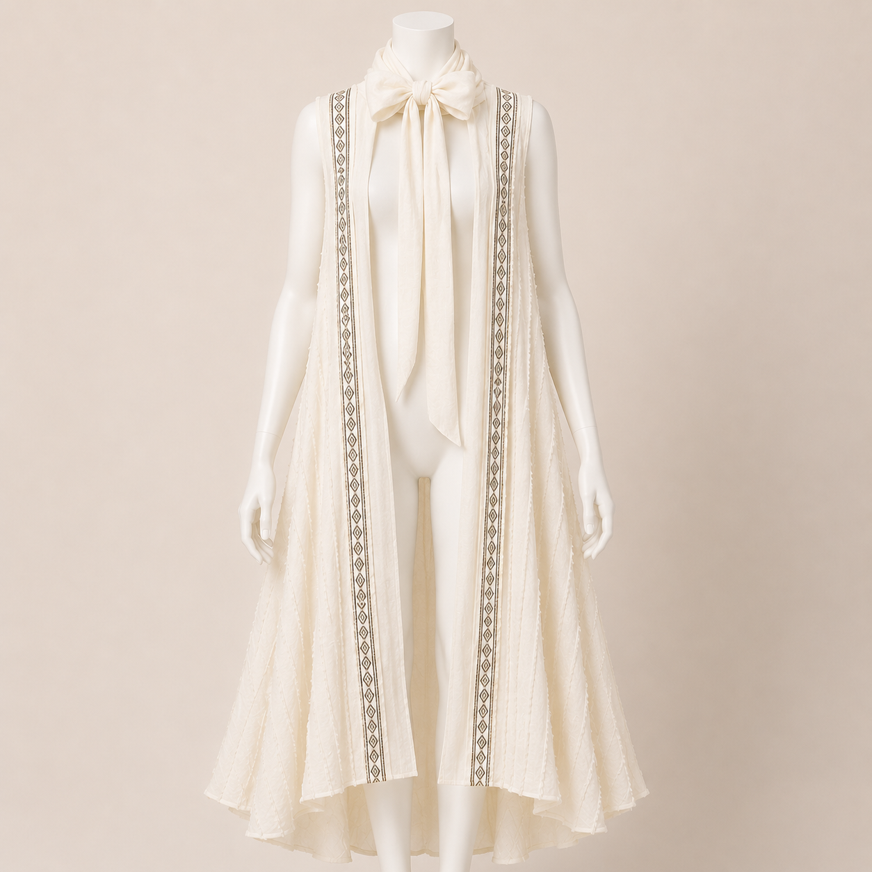 Hooded Layered Dress
