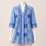 Load image into Gallery viewer, Patterned Embroidered Tunic Shirt