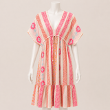 Printed Half Sleeve Dress