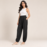 Women Pleated Balloon-Leg Pants