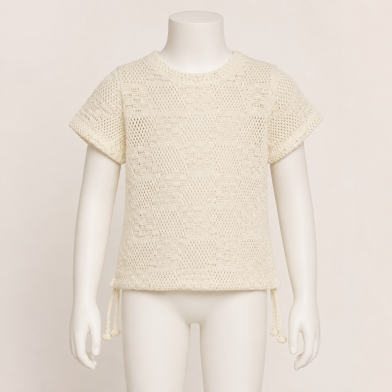 Decorative Knit Detail Top