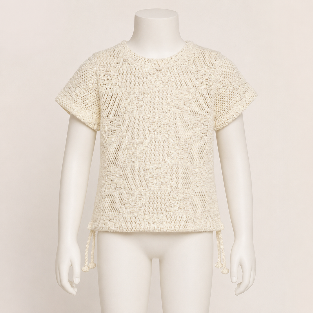Decorative Knit Detail Top