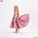 Girls Ruffle High-Low Party Dress