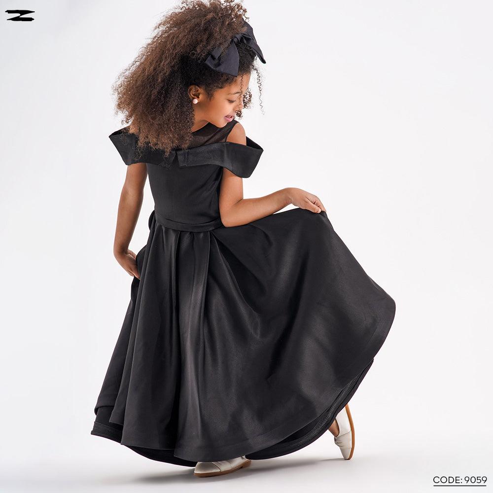 Girls Ruffle High-Low Party Dress