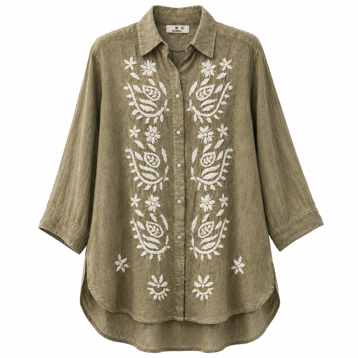Detailed Long Blouse