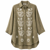 Detailed Long Blouse