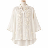 Embroidered Long Blouse