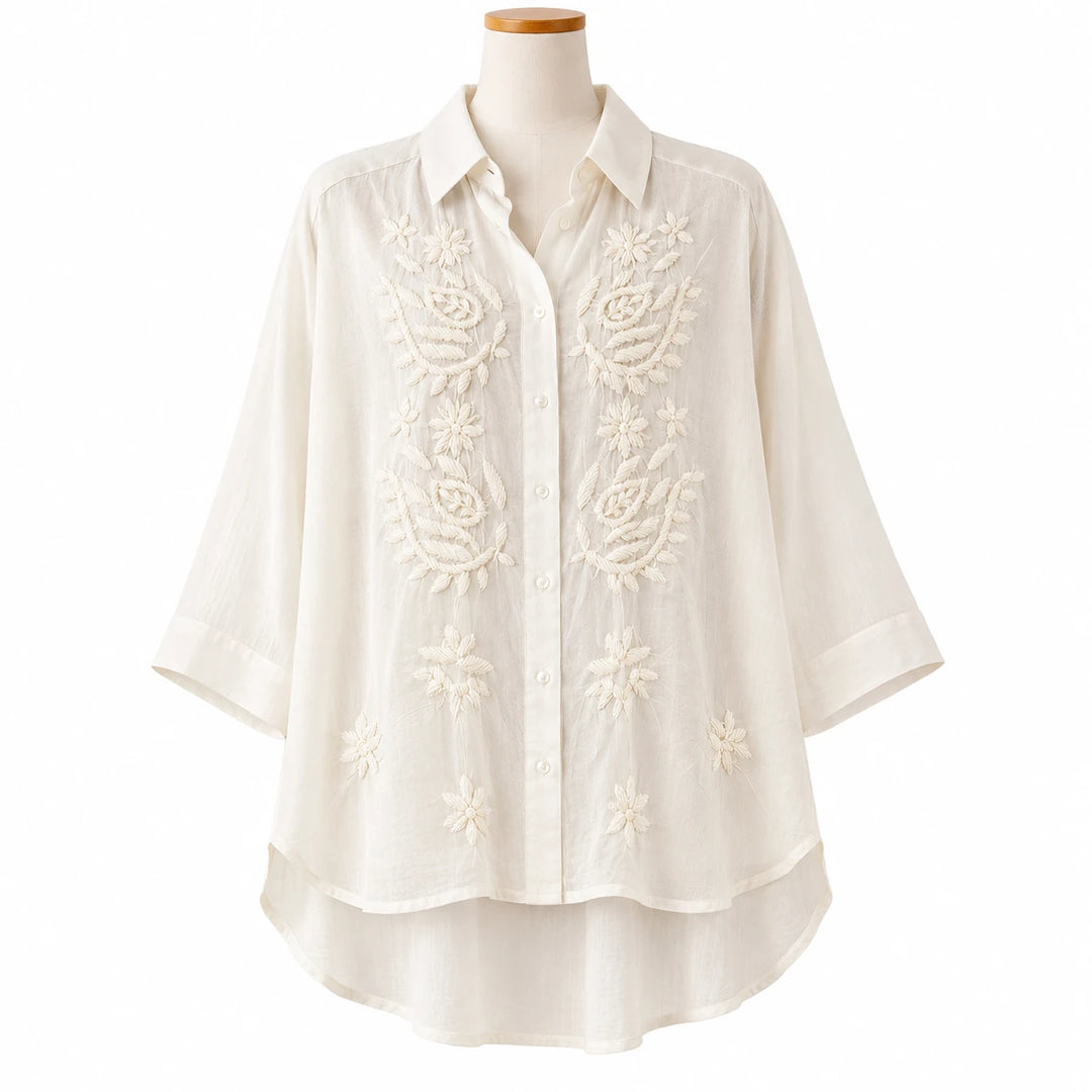 Embroidered Long Blouse