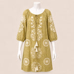 Load image into Gallery viewer, Embroidered Tassel Dress