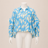 Wild Print Tie Shirt