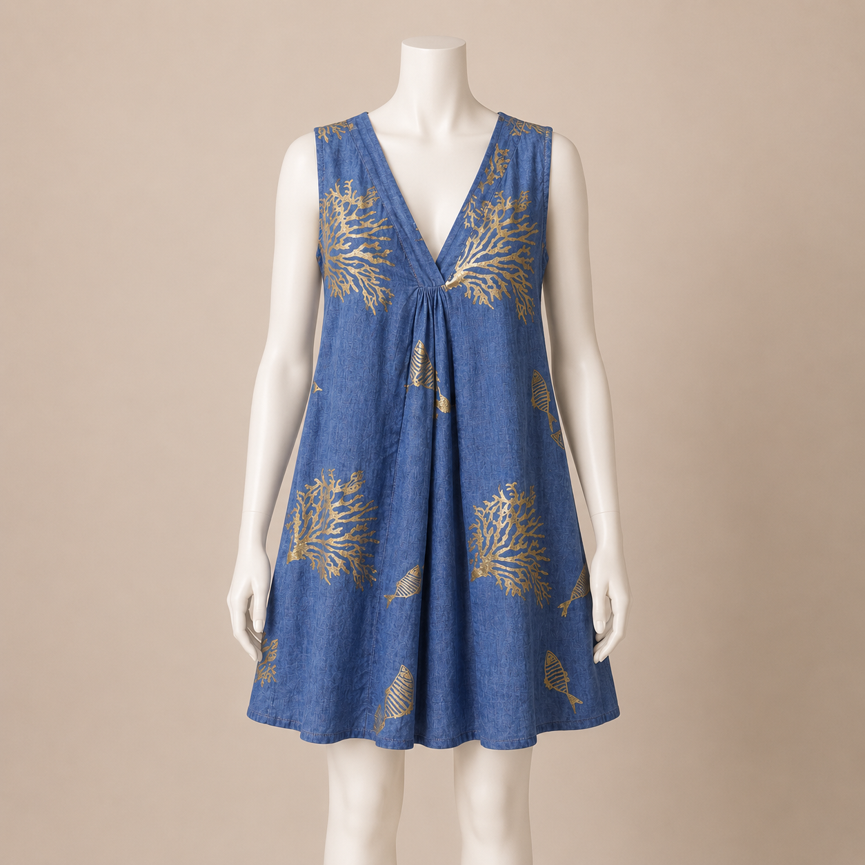 Sleeveless V-Neck dress