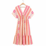 Load image into Gallery viewer, Printed Half Sleeve Dress