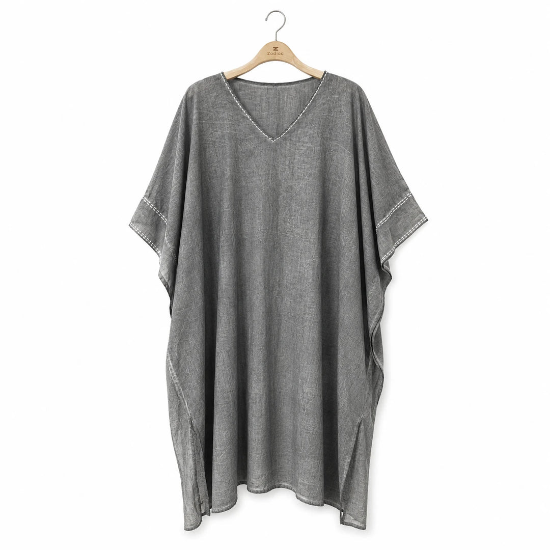Rhinestone Half Sleeve Tunic
