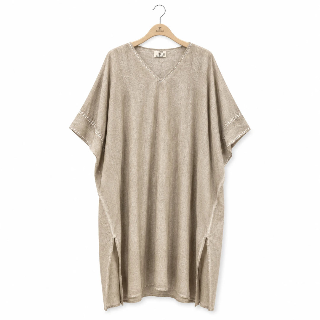 Rhinestone Half Sleeve Tunic