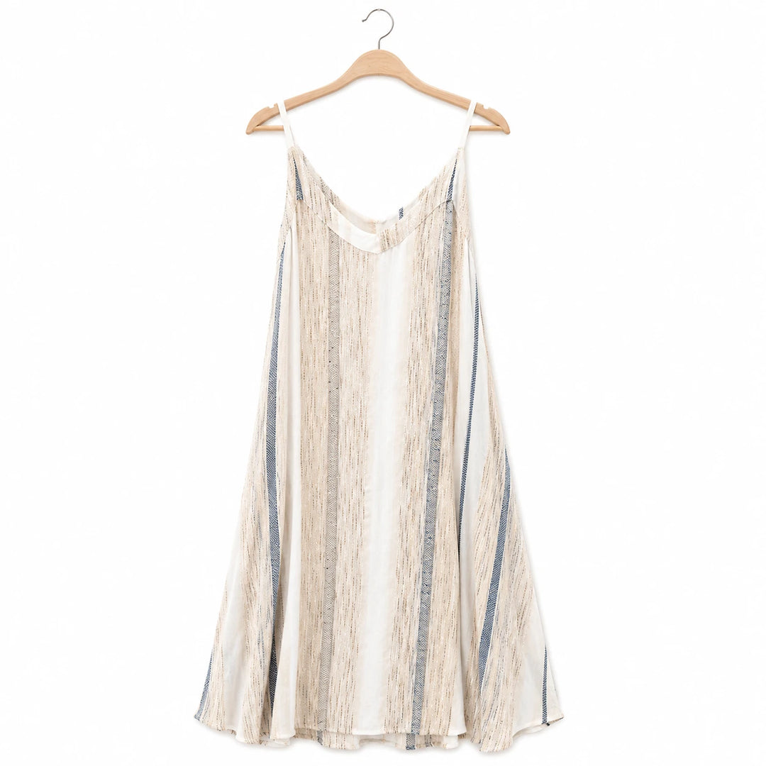 Striped Strap Maxi Dress