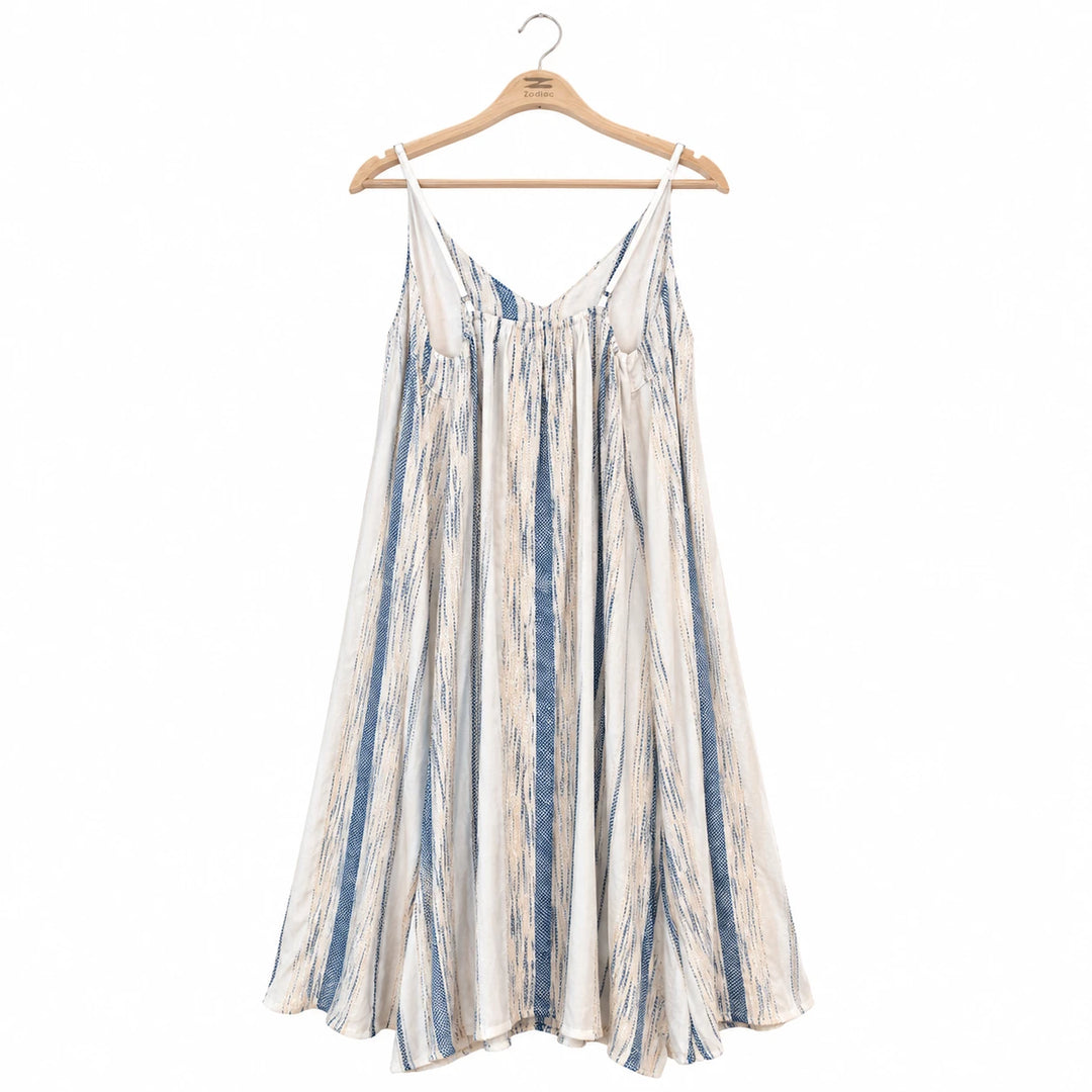 Striped Strap Maxi Dress
